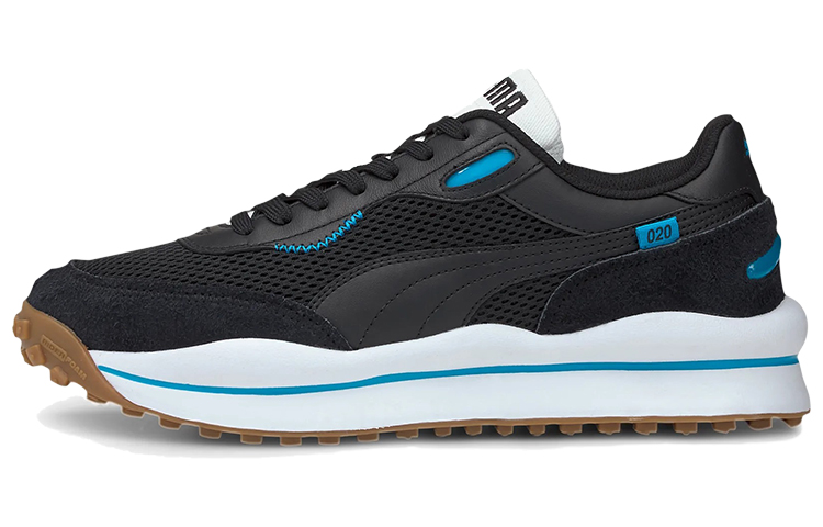 PUMA Style Rider Warm Texture White/Blue/Black Low Sneakers