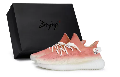 Adidas Originals Yeezy Boost 350 V2 811 Manufacturing, Berry You Can't Orange Red, Special Shoe Box Active