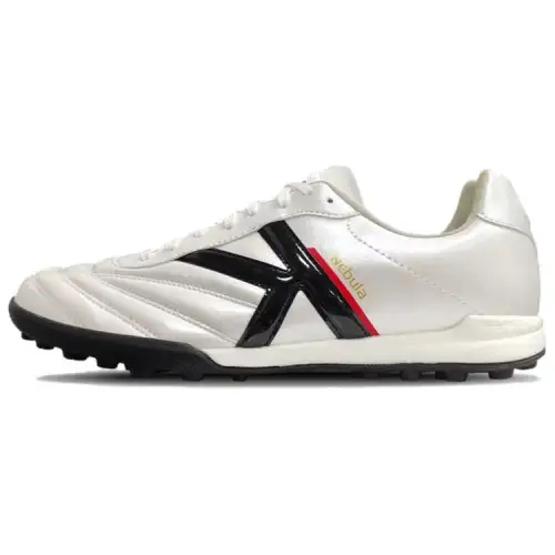 KELME Nebula Collection TF Turf Artificial Turf Slip Resistant Abrasion Resistant Soccer Shoes Unisex White Black