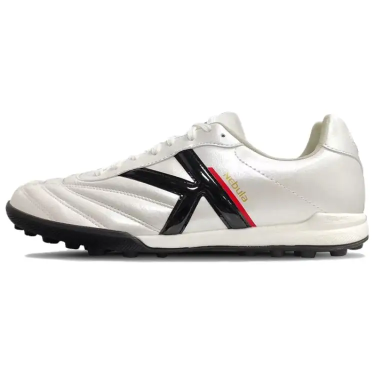 KELME Nebula Collection TF Turf Artificial Turf Slip Resistant Abrasion Resistant Soccer Shoes Unisex White Black