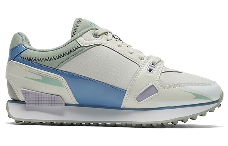 Женские кроссовки PUMA Mile Rider (фиолетовый / хаки / белый / синий / серый) — фото 2