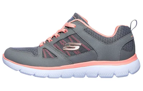 Skechers Summits Casual Shoes Women's Low Top Gray/Pink
