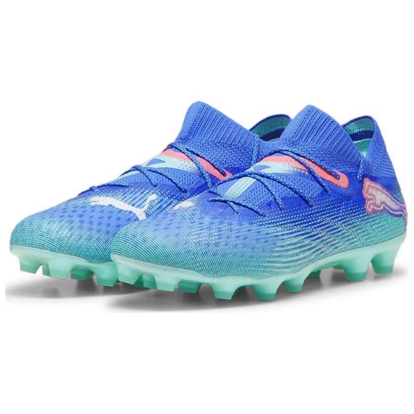 PUMA FUTURE 7 ULTIMATE AG Artificial Ground HG Hard Ground Soccer Shoes Unisex Blue Green