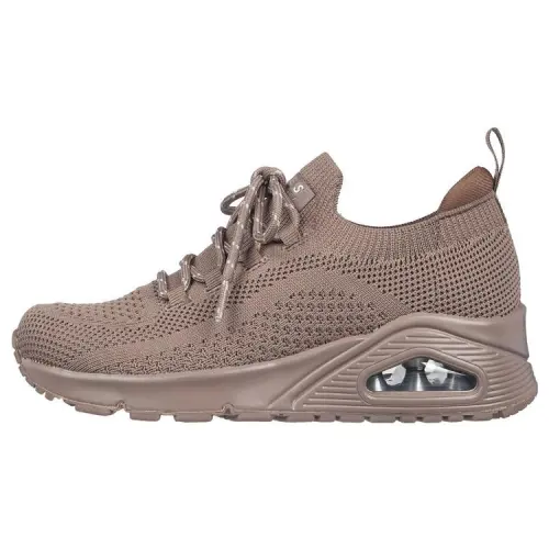 Skechers Fabric Slip Resistant Abrasion Resistant Low top Casual Shoes Women's Brown
