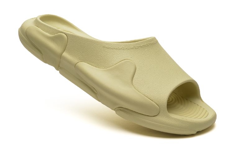 EQLZ EQUALIZER Oasis Comfortable Slide Slippers Unisex Dusty Yellow