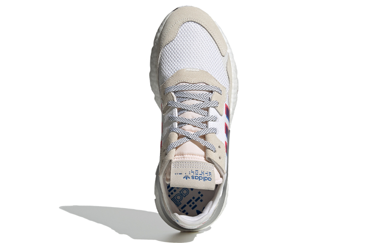 Унисекс кроссовки adidas Nite Jogger (бело-серые) — Белыйсерый — фото 4