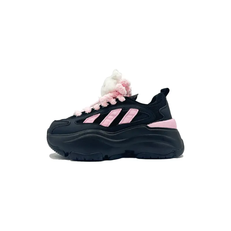 Adidas Originals OZGAIA Casual Shoes Women's Low Top Black/Pink