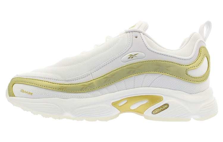 Кроссовки Reebok Daytona DMX (бело-золотые)