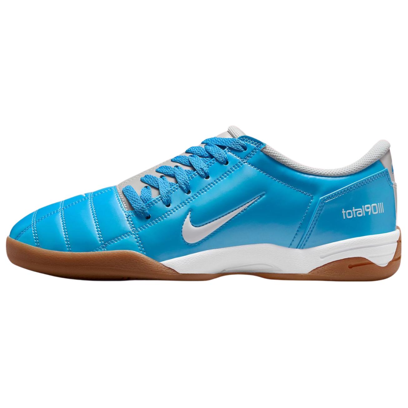 Nike Total 90 IIl Fashionable and comfortable synthetic leather non-slip and wear-resistant football shoes for men and women, university blue