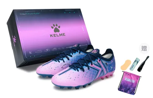 KELME Flash 5.0 Heartbeat Engine PRO Sub-top Pass-Control Game Training MG (Glue Short Nails) Shock Absorbing Anti-Slip Rebound Football Shoes Men's Style
