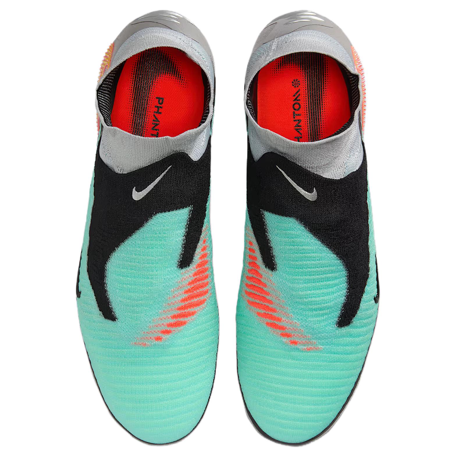 Nike Artificial Turf Abrasion Resistant Soccer Shoes Unisex Black Green