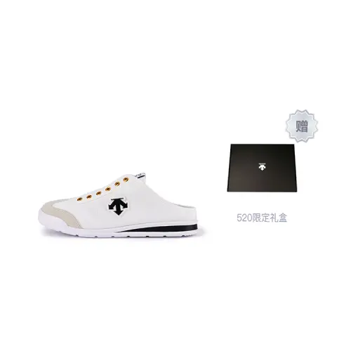DESCENTE Chron Low top Casual Shoes Unisex Black White
