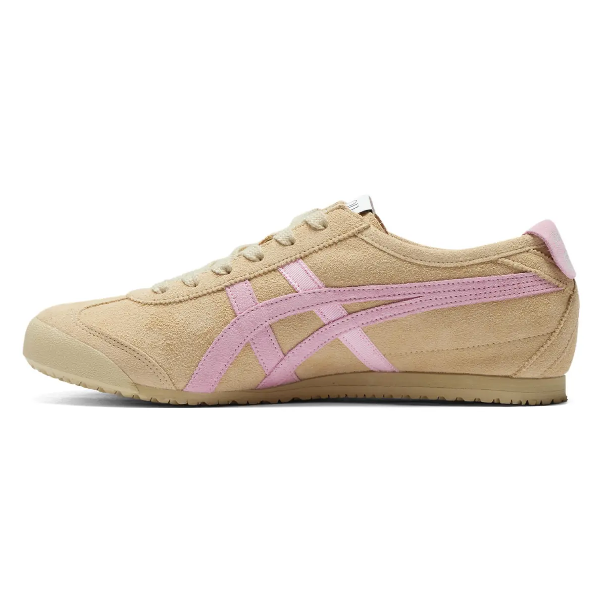 Patou x Onitsuka Tiger MEXICO 66 Slip Resistant Abrasion Resistant Low top Casual Shoes Unisex Brown Pink