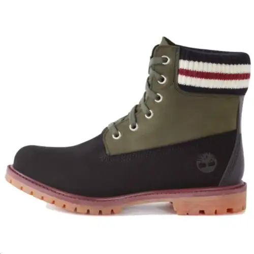 Timberland PREMIUM 6' BOOTS Short Combat Boots Women's Black Green