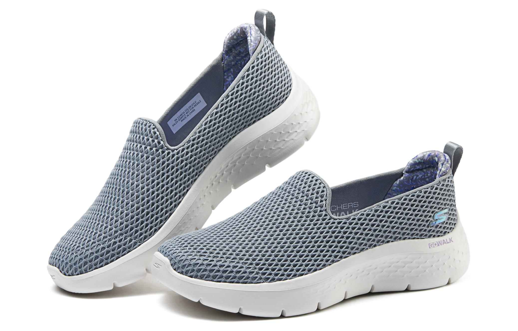 Skechers Go Walk Flex Low top Casual Shoes Women’s Gray/Light Purple