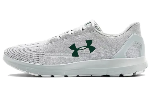 Under Armour Textile, Mesh Low top Casual Shoes Men's Gray Green