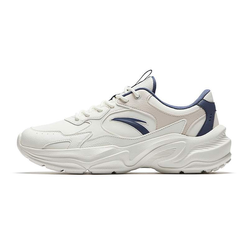 Anta Millennial Generation Slip Resistant, Abrasion Resistant, Breathable Low top Casual Shoes Men's White Blue