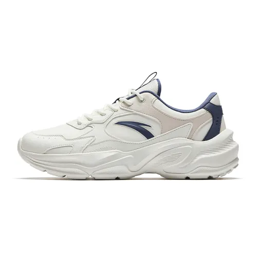Anta Millennial Generation Slip Resistant, Abrasion Resistant, Breathable Low top Casual Shoes Men's White Blue