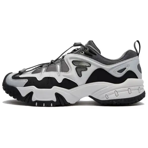 FILA FUSION KRIPTONITE Tooth Rock Shoes Low top Casual Shoes Men's Gray