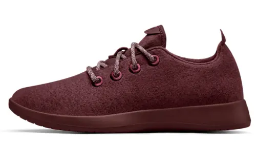 Allbirds Wool Runner Slip Resistant And Breathable Low top Casual Shoes Women's Berry Red