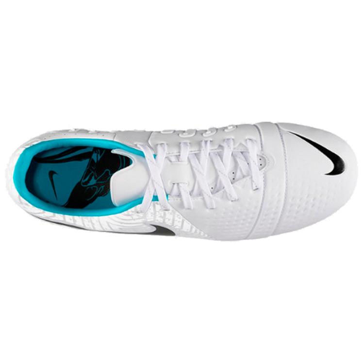 Nike Ctr360 Maestri Natural Grass Slip Resistant Abrasion Resistant Soccer Shoes Unisex White Black Blue