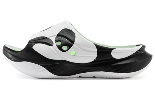 Saucony Cradle Slip Resistant Abrasion Resistant Slide Slippers Unisex White Black
