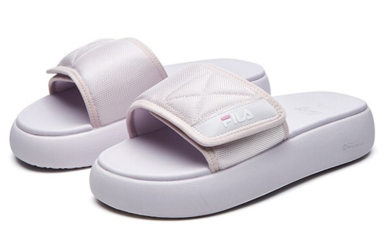 Женские шлепанцы Fila FUSION DONUT DX (розово-белые) — 冰澜花 — фото 3