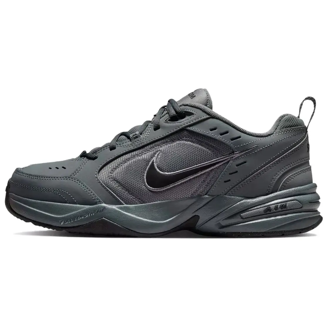Nike Air Monarch 4 Textile, Leather Casual Shoes Men's Gray