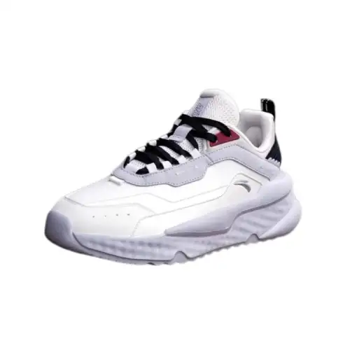 Anta Unruly Series Slip Resistant Abrasion Resistant Coverage Low top Casual Shoes Men's White Gray