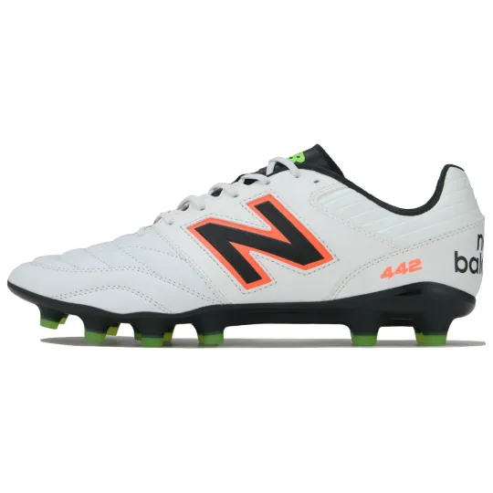 New Balance 442 V2 Pro HG Hard Ground Soccer Shoes Unisex White