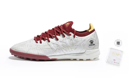 KELME Lightning 3.0 TF Turf Soccer Shoes Unisex White Gold