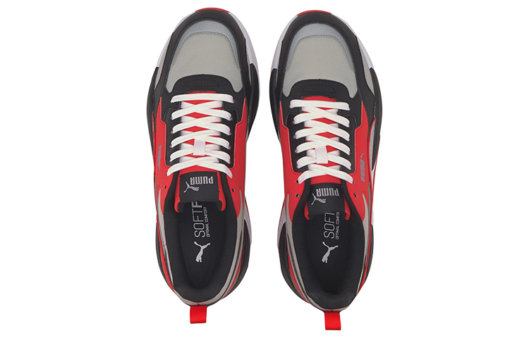 Кроссовки PUMA X-Ray 2 Square Pack (серо-красно-белые) — фото 4