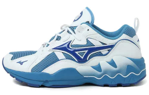Mizuno Wave Rider 1 Textile, Leather Slip Resistant, Abrasion Resistant, Breathable Low top Casual Shoes Men's