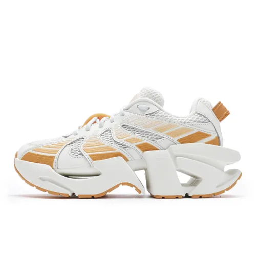 FILA Space Low top Casual Shoes Women's White Yellow