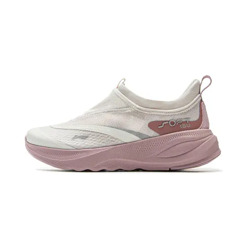 Li Ning SOFT GO 2 Cushioning Slip Resistant Abrasion Resistant Breathable Lightweight Low top Casual Shoes Women's
