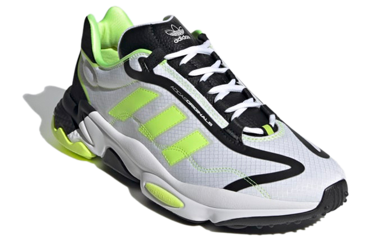 Кроссовки adidas Originals Ozweego Pure (бело-желто-черные) — фото 3
