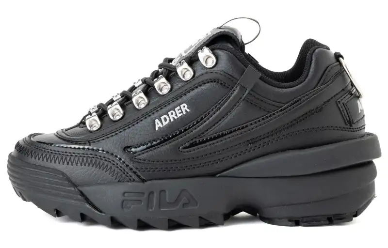 Adrer x FILA Disruptor 2 EXP Low top Sports Casual Shoes Unisex Black