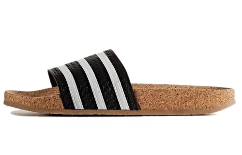 Adidas Wmns Adilette Cork Slide 'Black' Women's