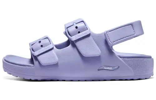 Skechers Rubber Sole Slide Slippers Women's Purple