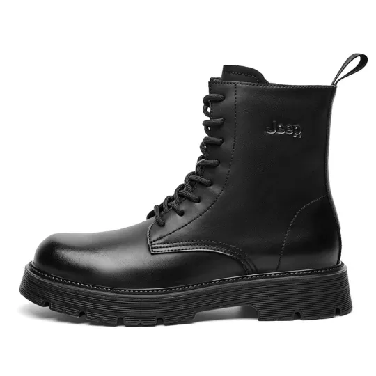 Jeep Combat Boots Men's Black/Gray