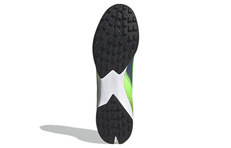 Мужские бутсы adidas X GHOSTED 3 Turf TF (зеленые / синие) — Зелёный / синий — фото 6