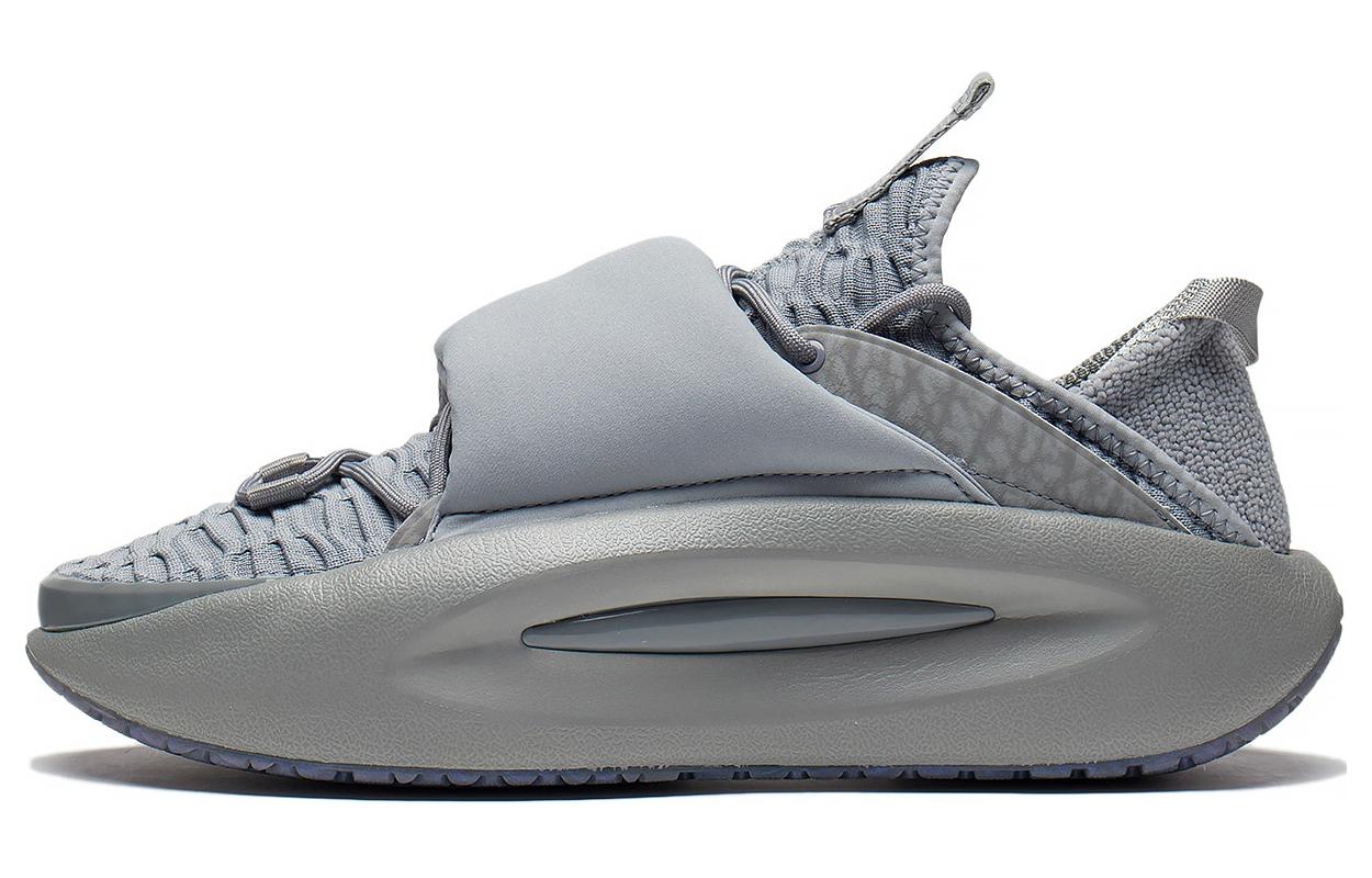 Li Ning Wandering In The Clouds Cushioning Slip Resistant Abrasion Resistant Low top Casual Shoes Men's Stone Gray