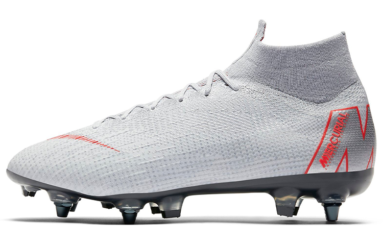 Nike Mercurial Superfly 6 comfortable SG (metal spikes) fabric composite material shock-absorbing, non-slip and wear-resistant football shoes for men