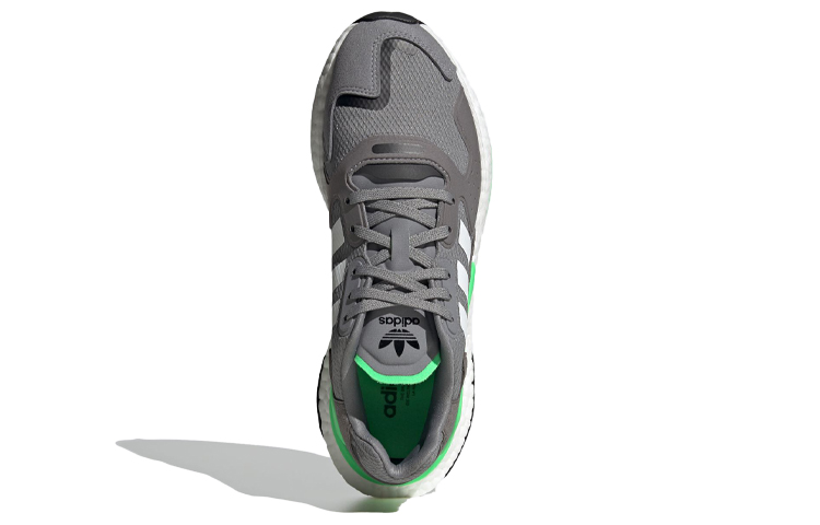 Кроссовки adidas originals Day Jogger (серо-зелено-белые) — Серый / зелёный / белый — фото 5