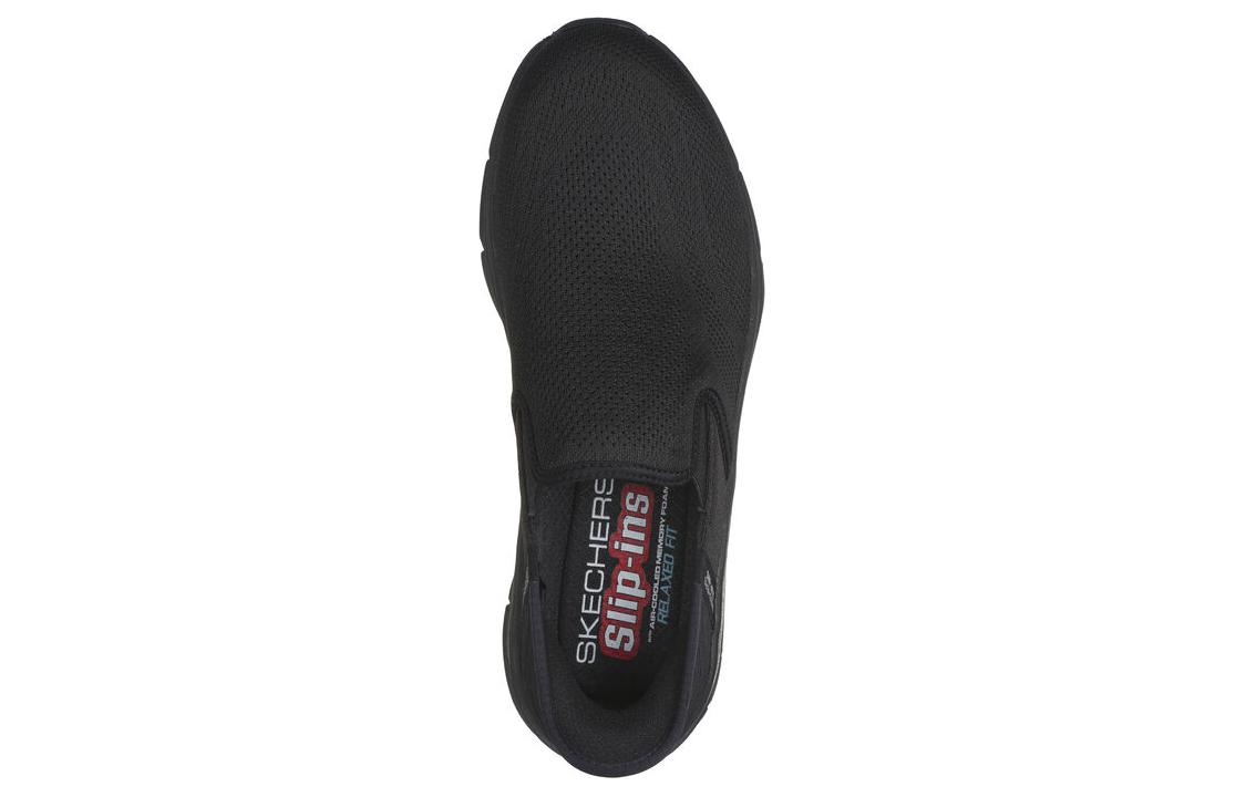 Skechers Hands Free Slip Ins Wear resistant And Lightweight Low top Casual Shoes Men’s Black
