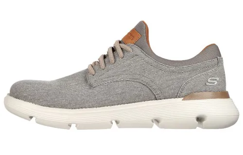 Skechers Garza Romano Cushioning Abrasion Resistant Breathable Low top Casual Shoes Men's Taupe
