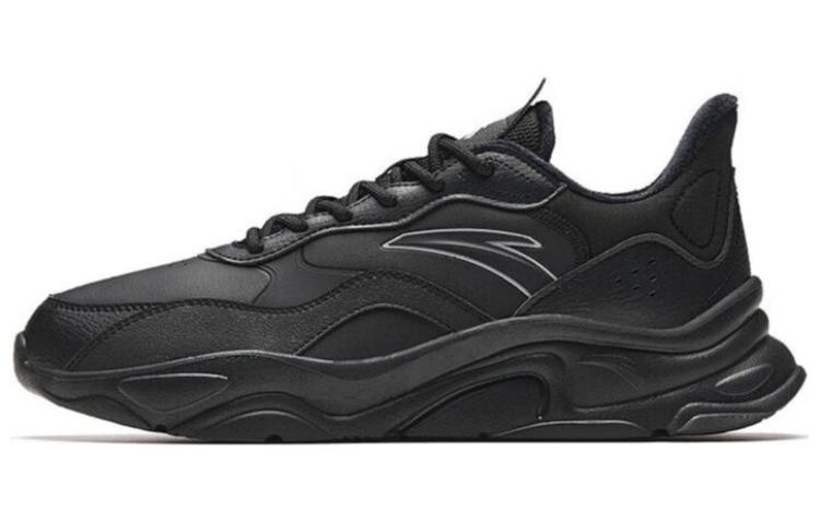 Anta Millennial Generation Slip Resistant Abrasion Resistant Low top Casual Shoes Men's Black