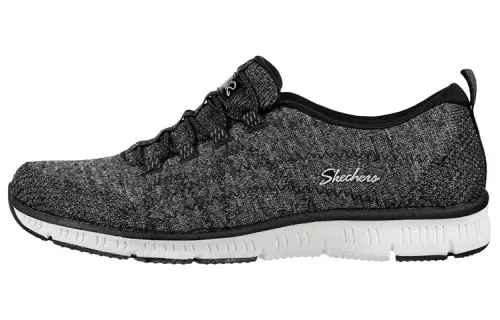Skechers Be Cool Mood Boost Lace Up Low top Casual Shoes Women's Black