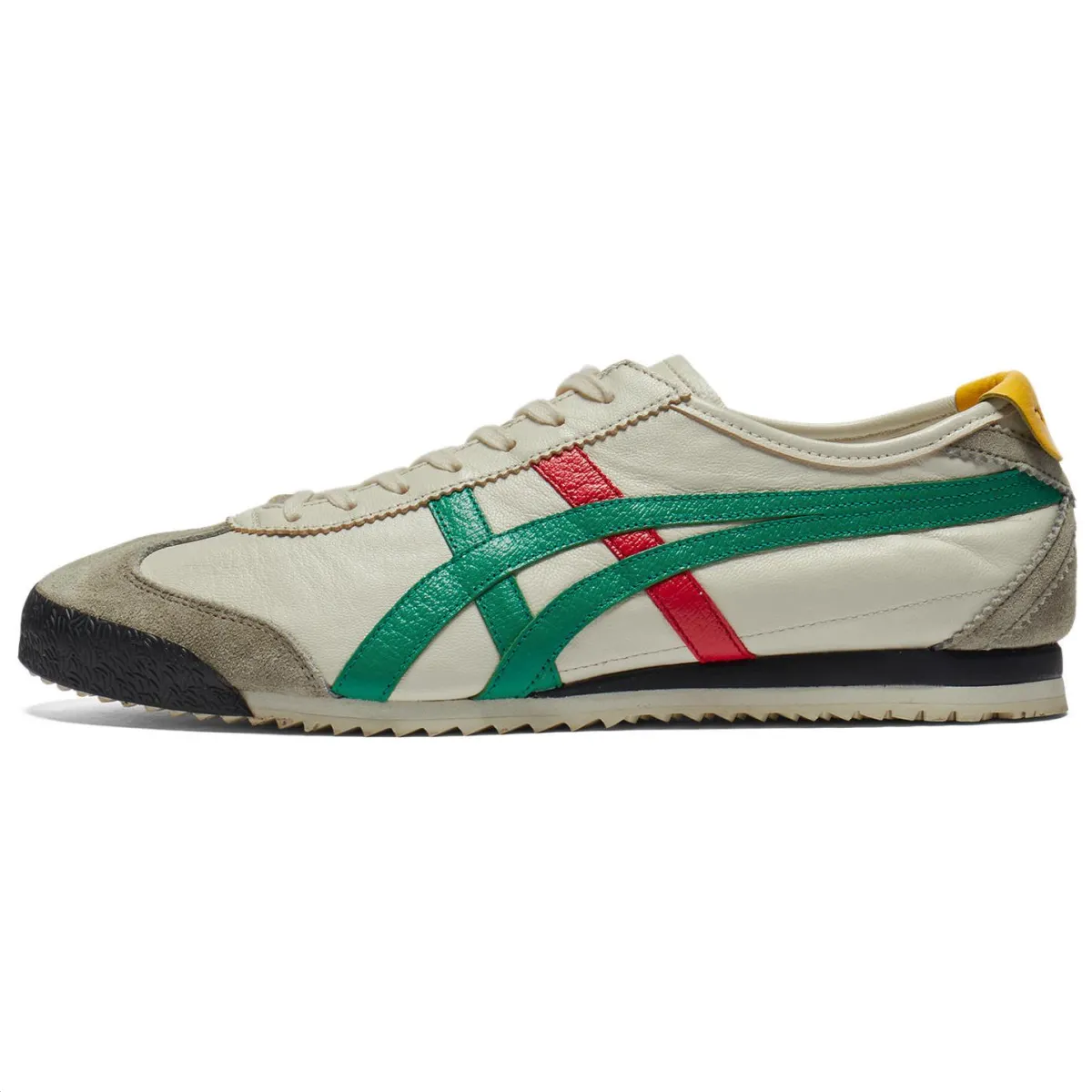 Onitsuka Tiger MEXICO 66 Slip Resistant Abrasion Resistant Low top Casual Shoes Unisex Beige Green