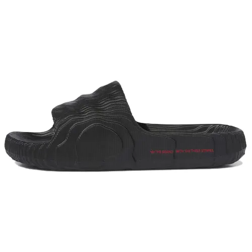 Adilette 22 Adidas Originals Slides 'Black Scarlet'